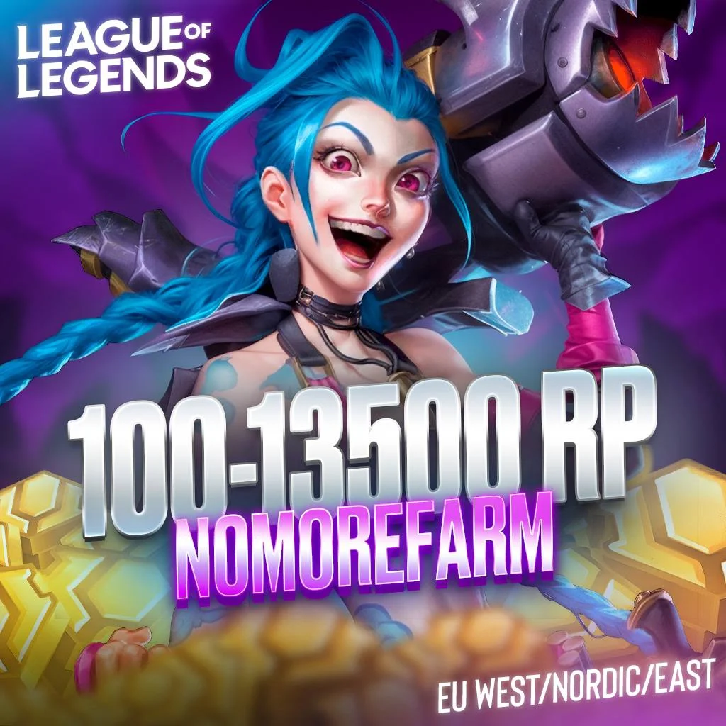✔️ЛУЧШАЯ ЦЕНА LoL RP 100-13500 EU WEST/NORDIC/EAST✔️