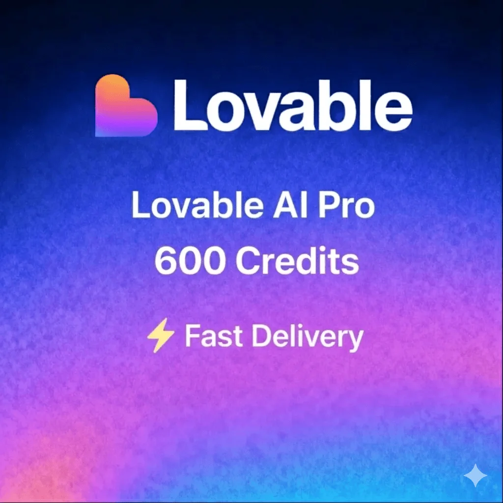 Lovable AI Pro | 600 Credits | Fast Delivery