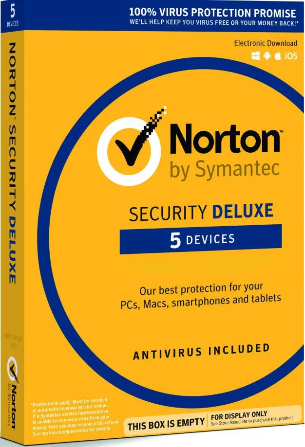 Norton Security Deluxe (90 дней) 5 устройств  Global
