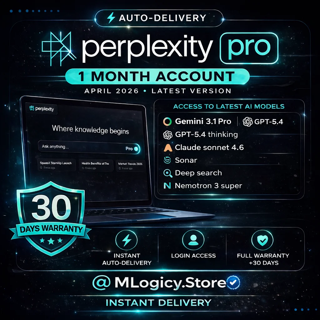 🧠 Perplexity AI Pro (1 Month) Account – Auto Delivery ⚡ | +30 дней гарантии