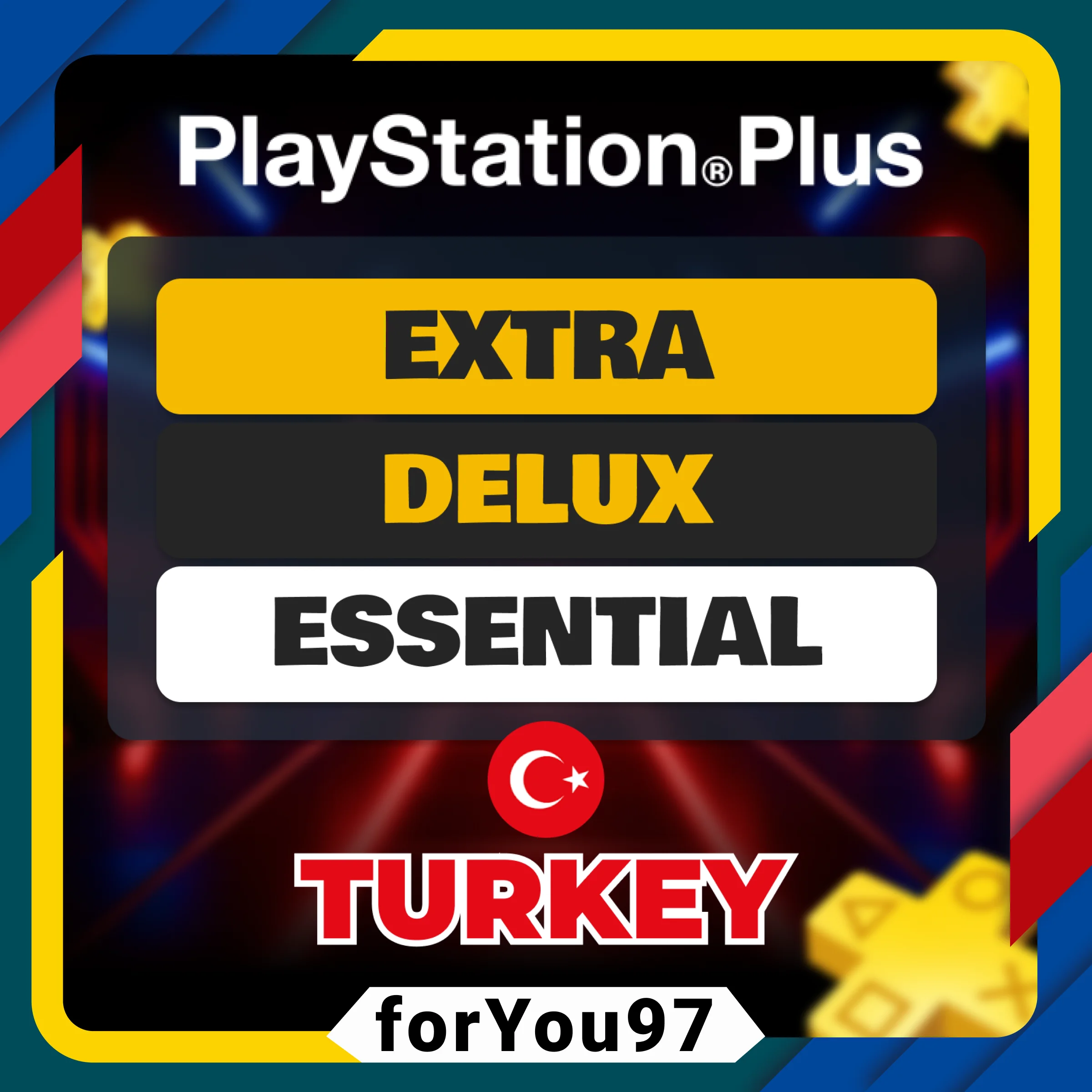 🔵PS PLUS БЫСТРО DELUXE EXTRA ESSENTIAL | EA | 1-12 МЕСЯЦЕВ ТУРЦИЯ