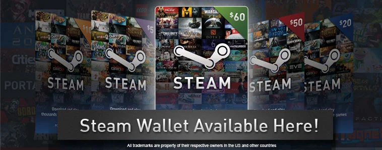 STEAM WALLET GIFT CARD 5$ НЕ GLOBAL (СМ. ОПИСАНИЕ)