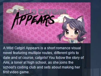 A Wild Catgirl Appears! STEAM KEY REGION FREE GLOBAL