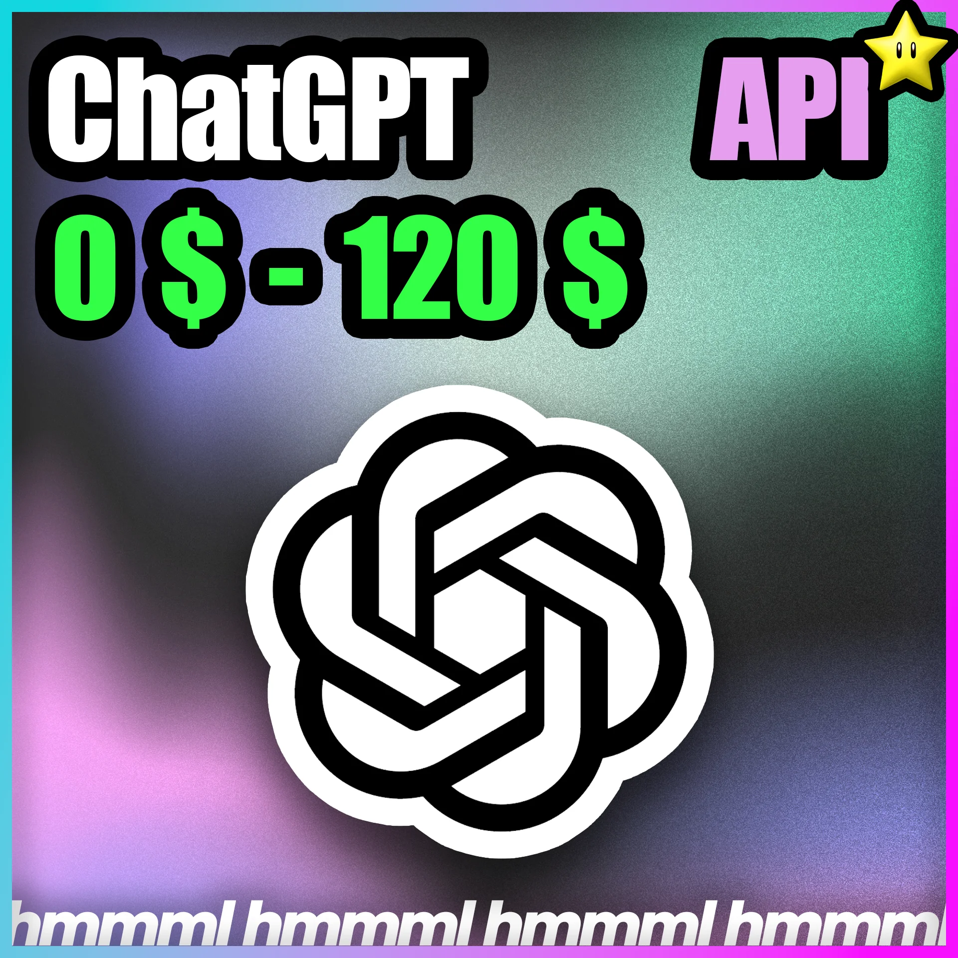 ChatGPT OpenAi GPT 5.4 API 0$ - 120$ API Кредиты 3.5