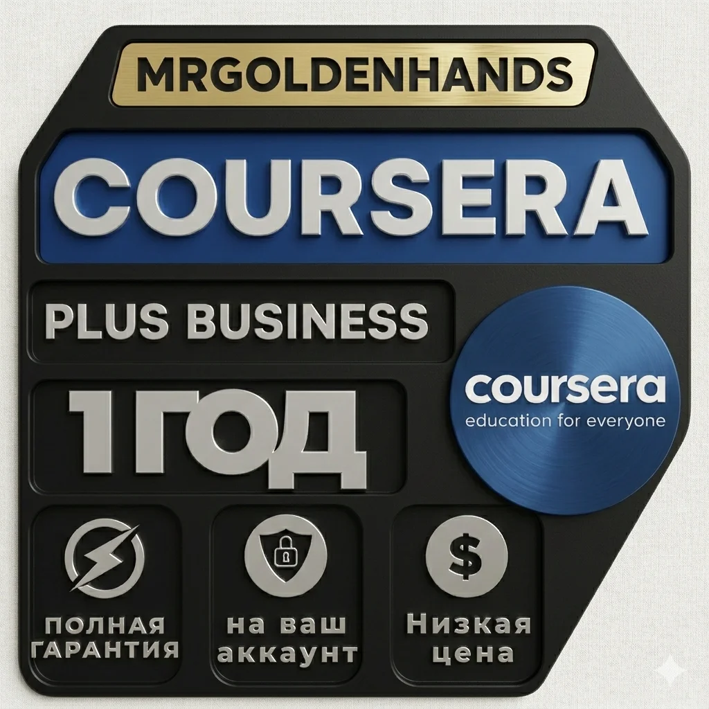 🚀COURSERA PLUS 1 год✅На ваш аккаунт✅
